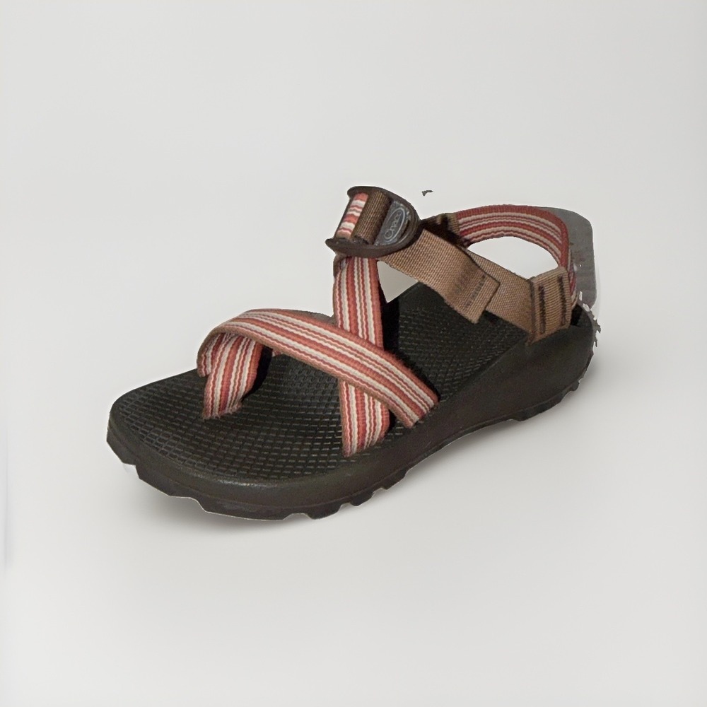 CHACO Z/2 Yampa Red/White Stripe Toe Loop Vibram Sports Sandals Woman's Size 5